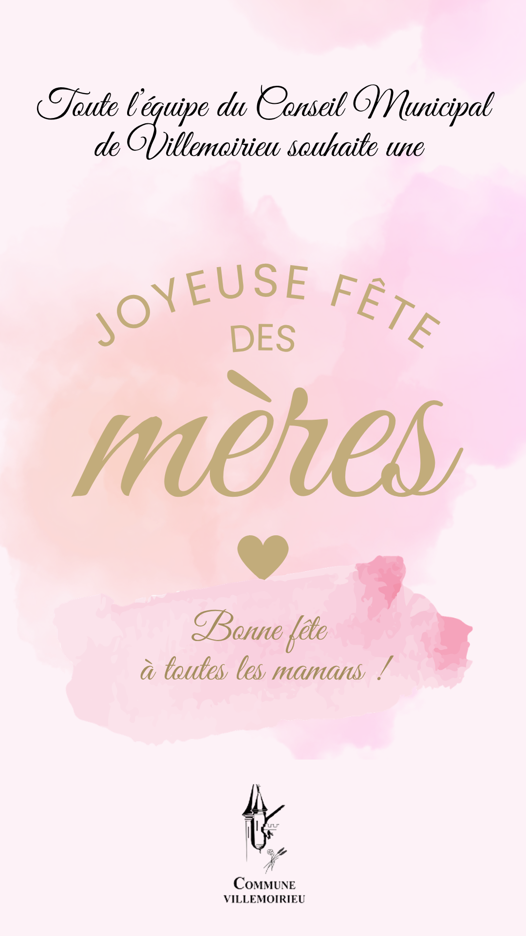 Fête des mères aquarelle élégant rose doré 2026.png