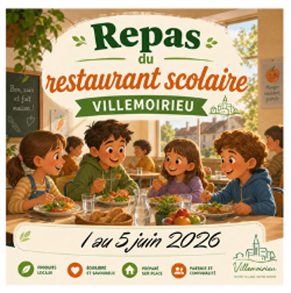 Menus du restaurant scolaire