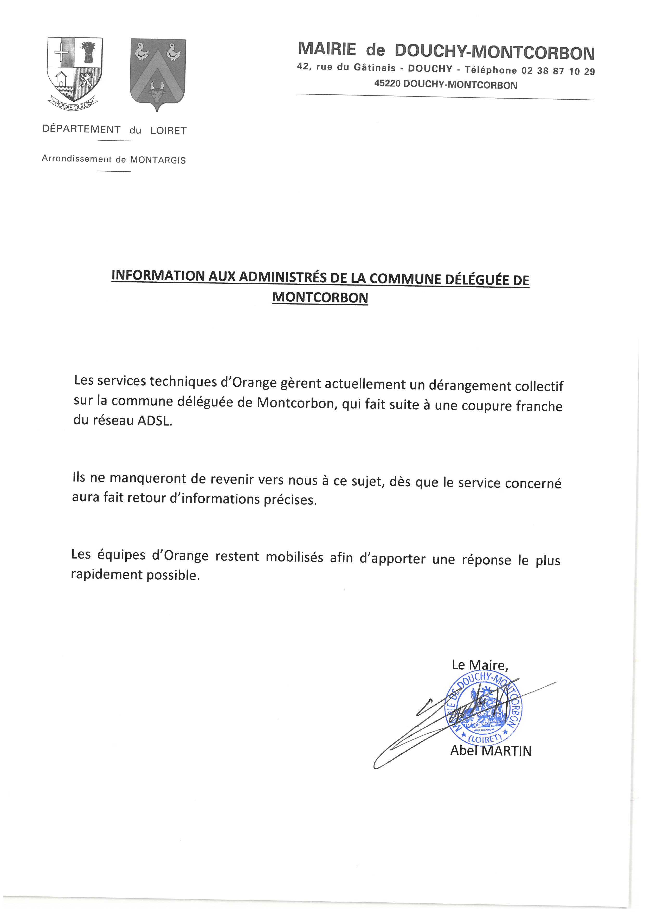 Service technique d'Orange