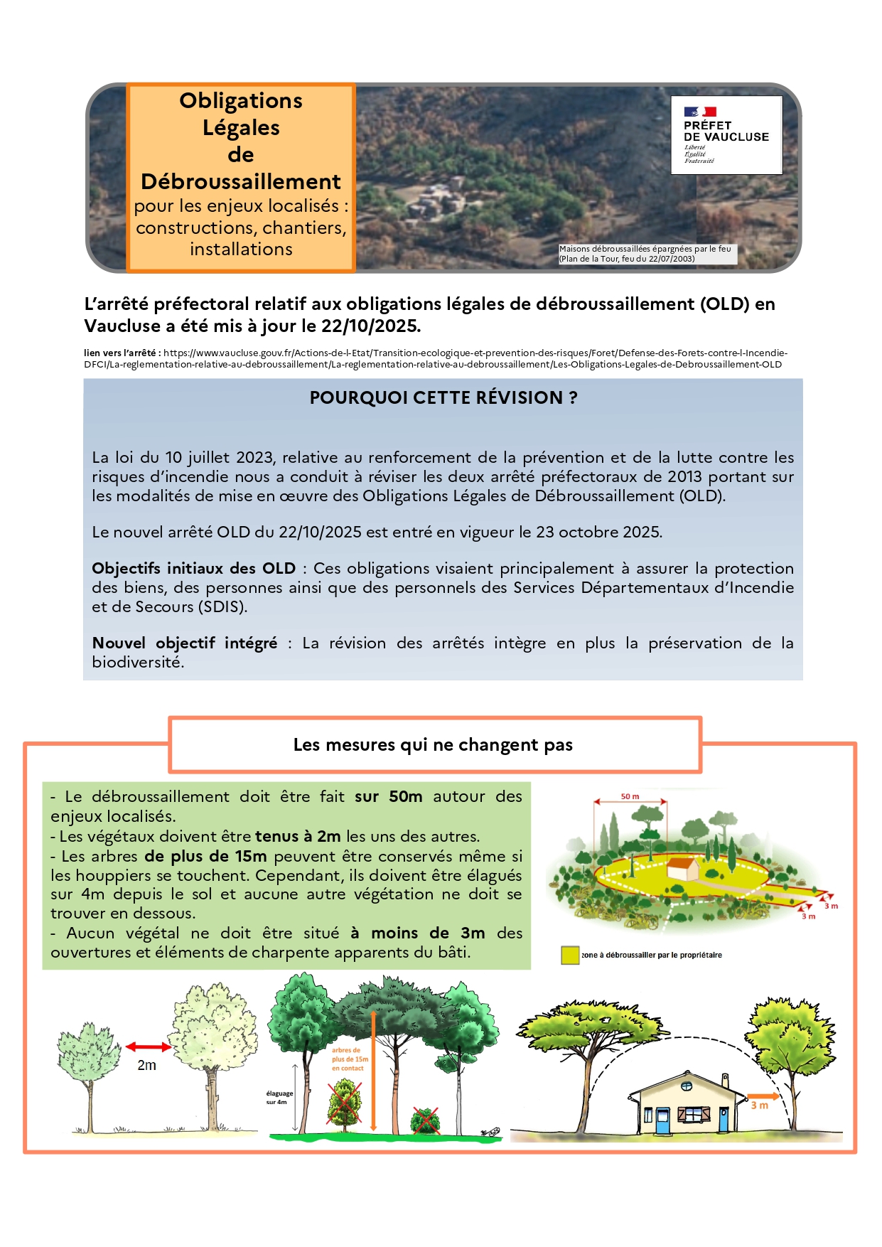 OBLIGATIONS LEGALES DE DEBROUSSAILLEMENT MIS E A JOUR LE 22/10/2025