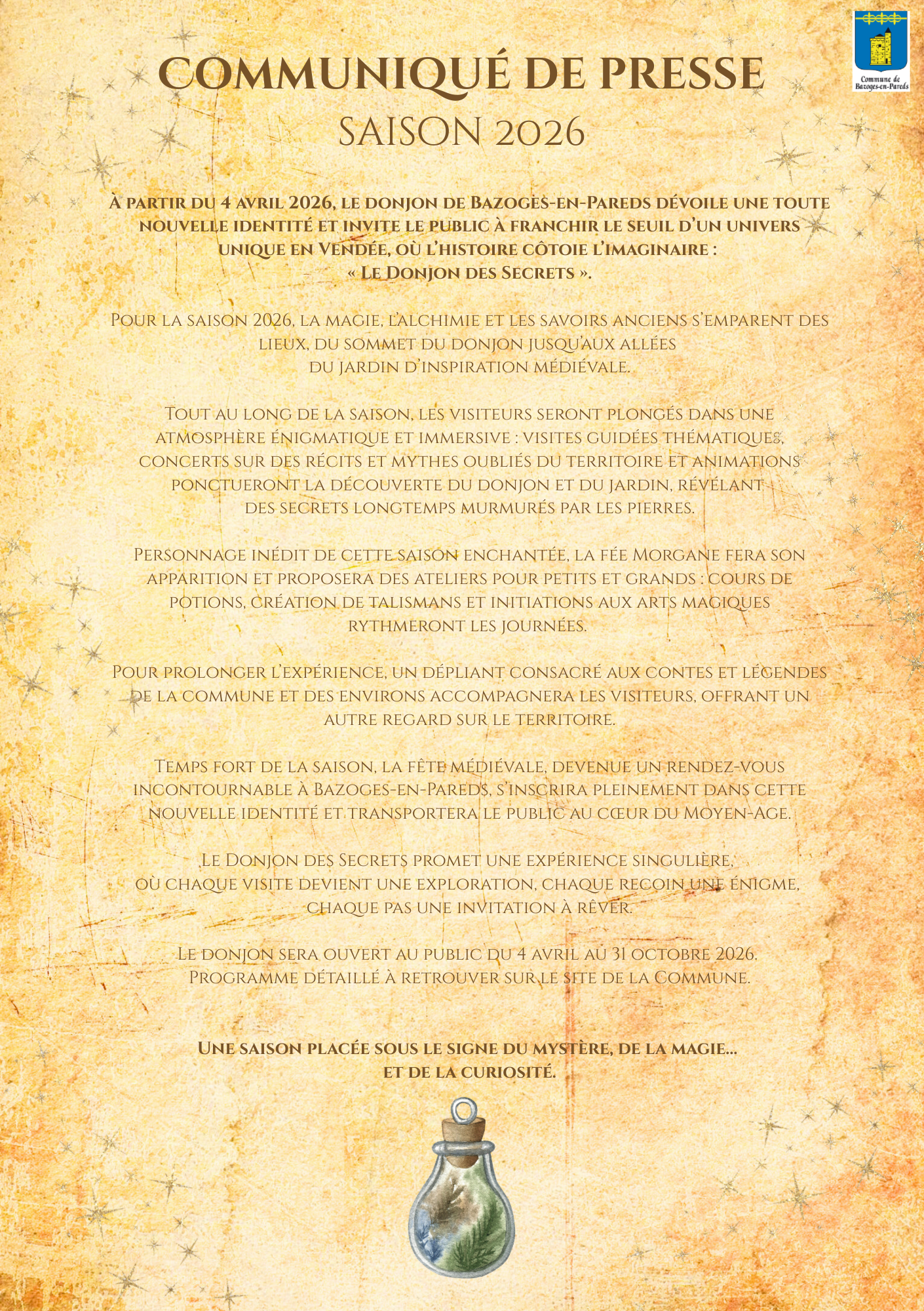 communiqué de presse 2026 - Donjon de Bazoges-en-Pareds.png