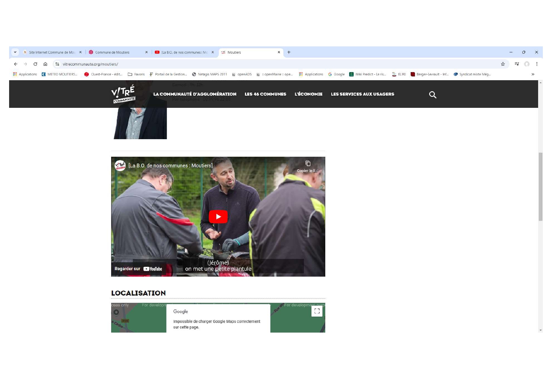 Reportage VIDEO de la commune