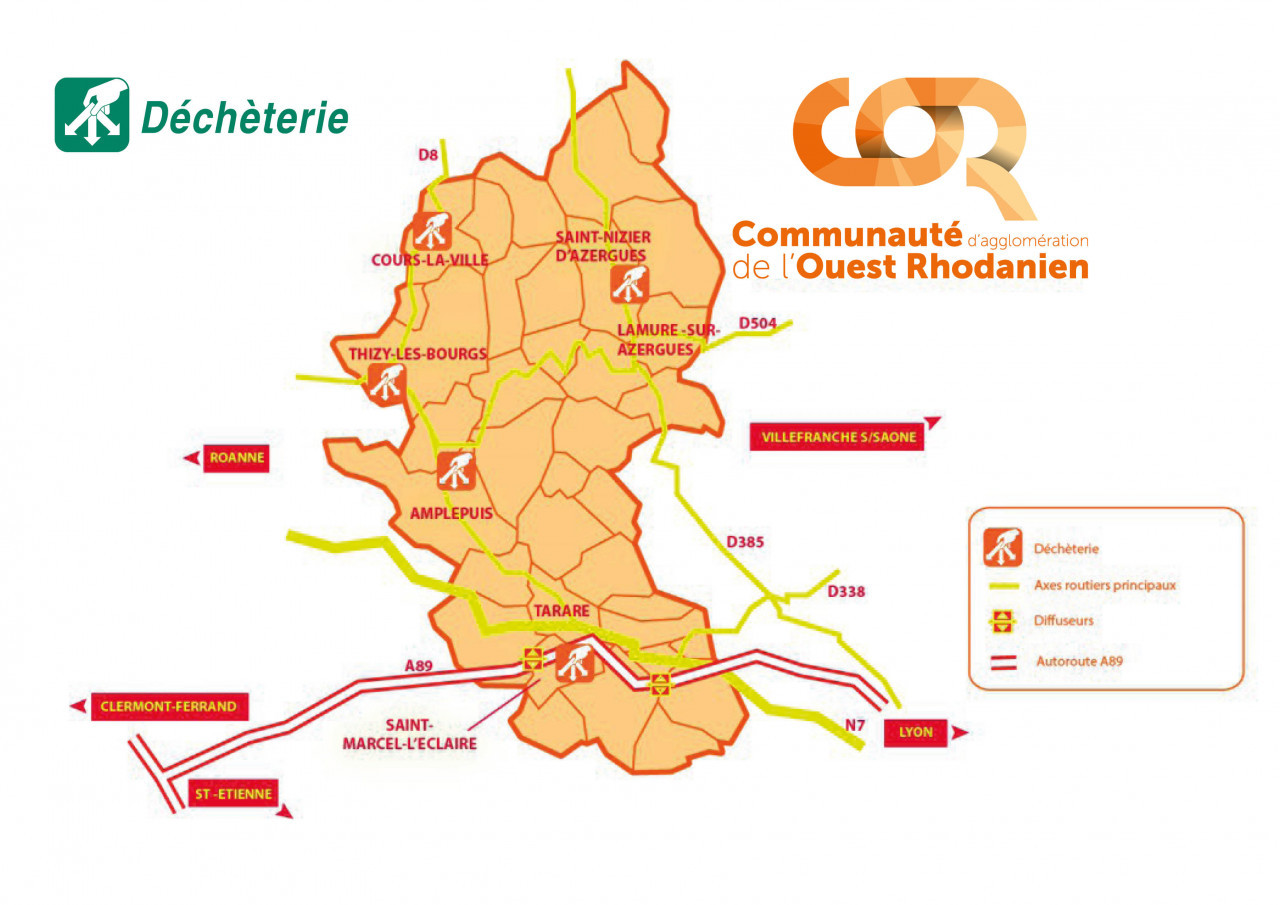 Déchetteries COR_Carte