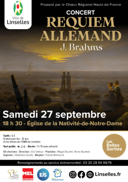 Un Requiem allemand - Johannes Brahms - Linselles (27/09/2025
                                -
                                27/09/2025)