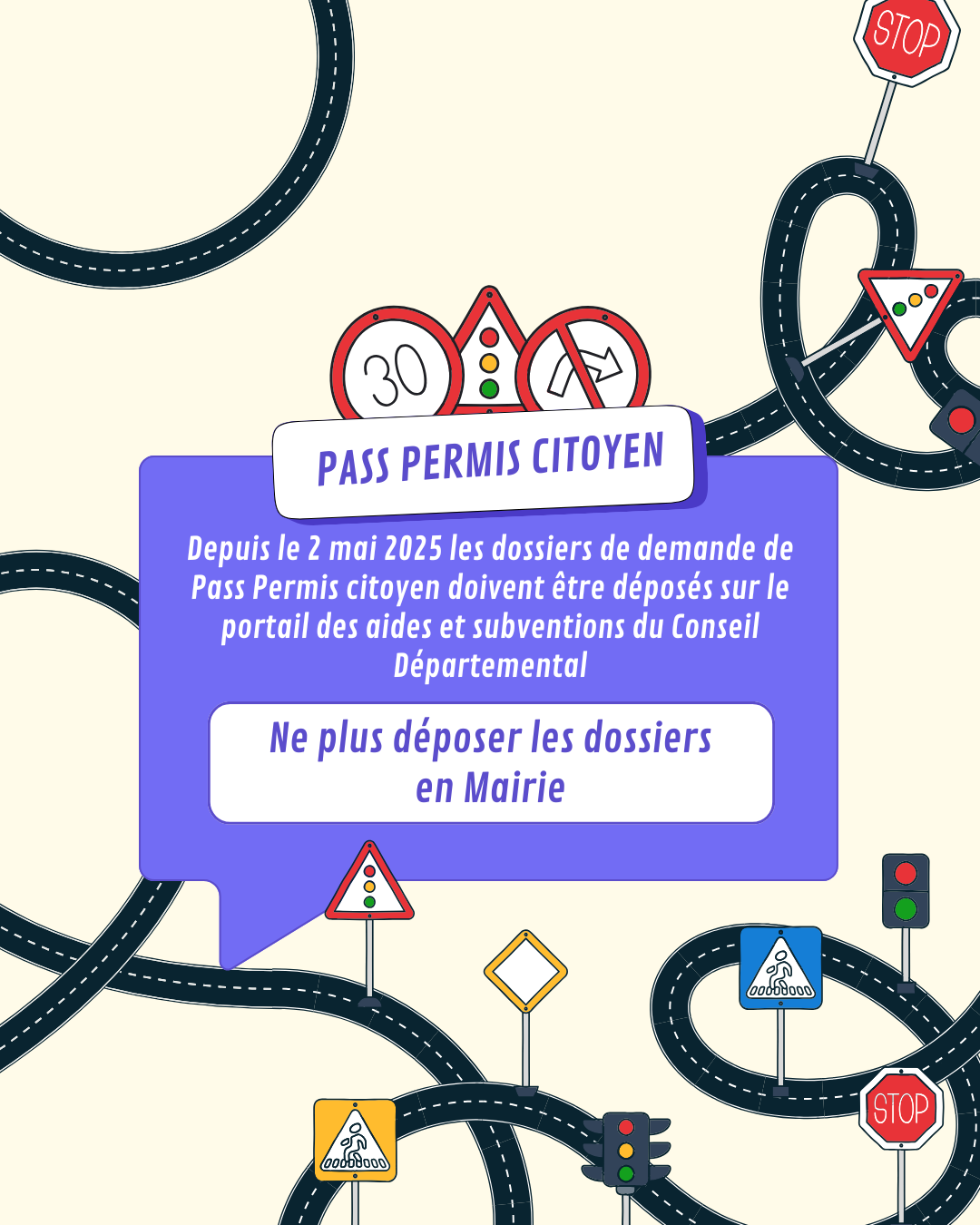 Publication Instagram Permis De Conduire  Pop Moderne Violet _1_.png