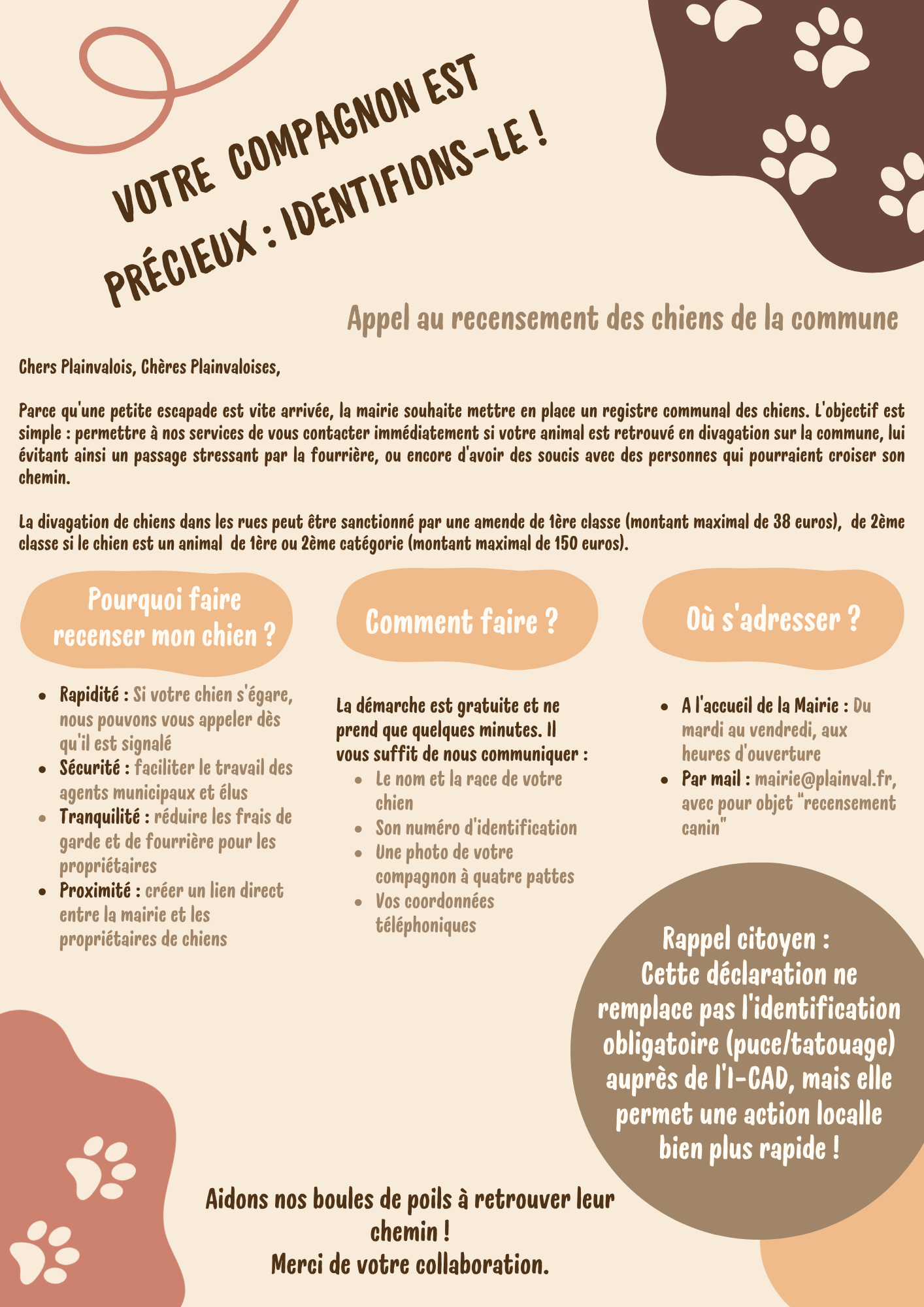 Flyer Garde d_Animaux - Illustré Beige Rose.png