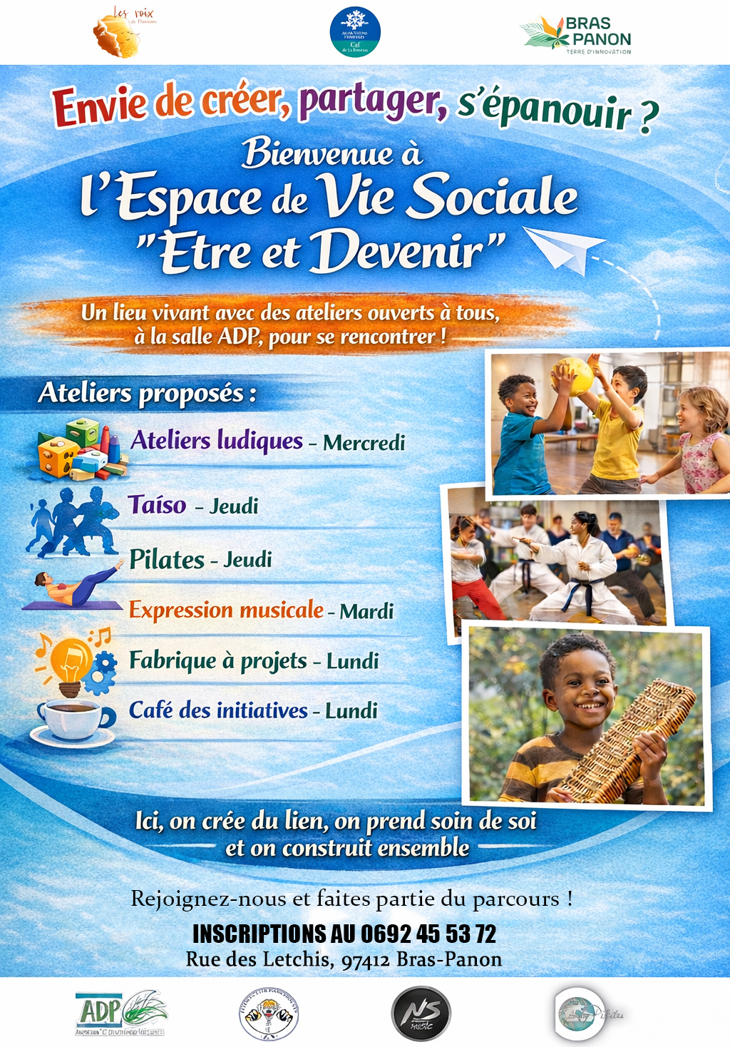 NOUVEAU : un espace de Vie Sociale !