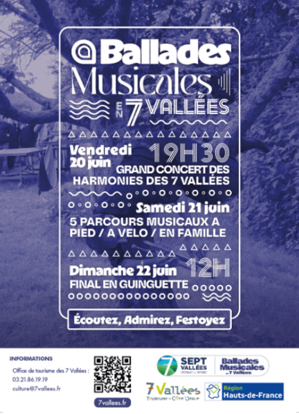 BALLADES MUSICALES EN 7 VALLEES (20/06/2025
-
22/06/2025)