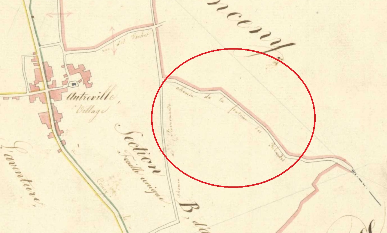 _4_ Le Chemin de la Fontaine des Ribaudes sur le cadastre de 1829.jpg