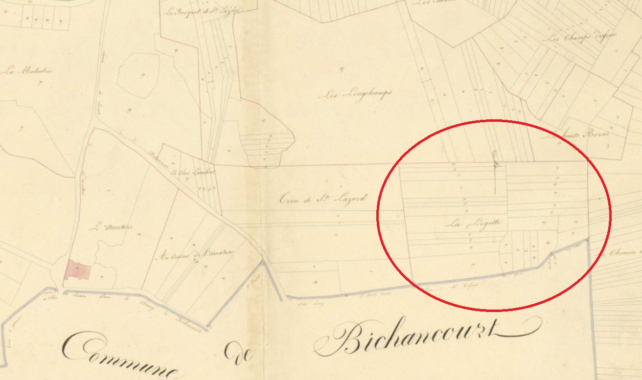 _6_ Le lieu-dit la Logette sur le cadastre de 1829.jpg