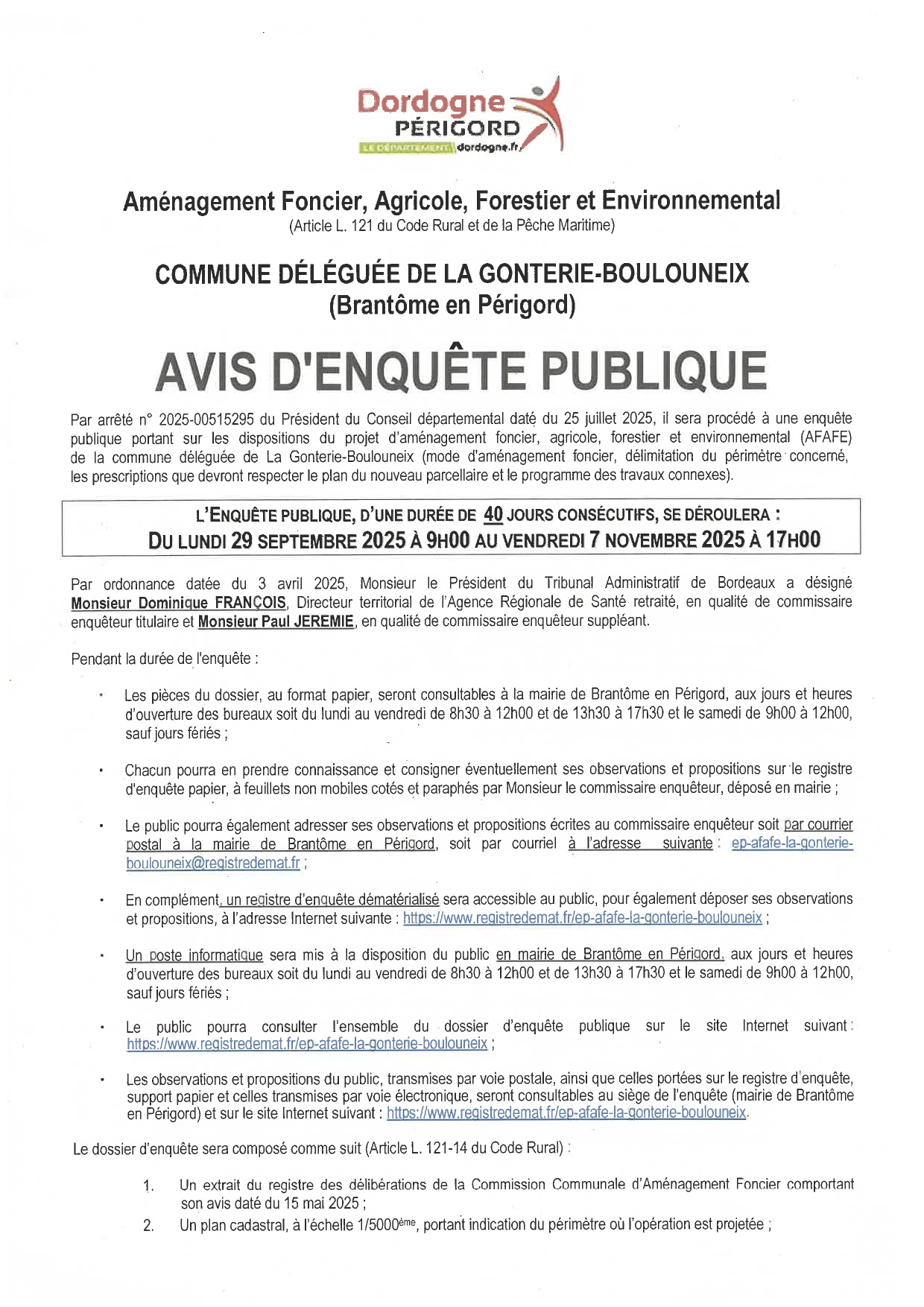 Avis Enquete Publique - Aménagement foncier, agricole, forester et environnemental la gonterie_page-0001.jpg