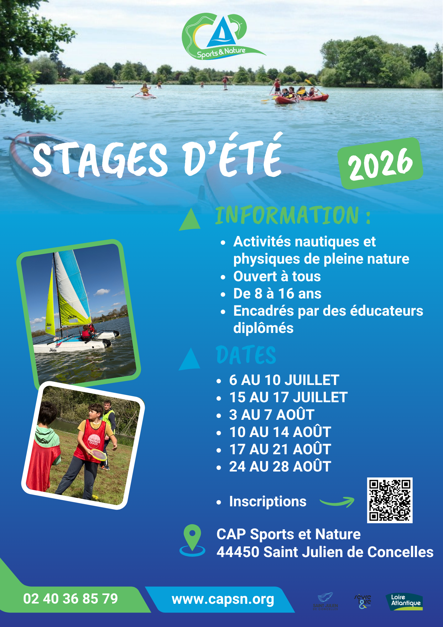 STAGES D'ÉTÉ