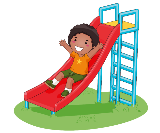 clipart enfant toboggan.png