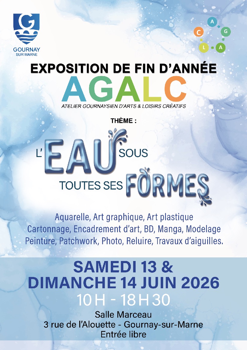 EXPOSITION DE FIN D’ANNÉE DE L’AGALC