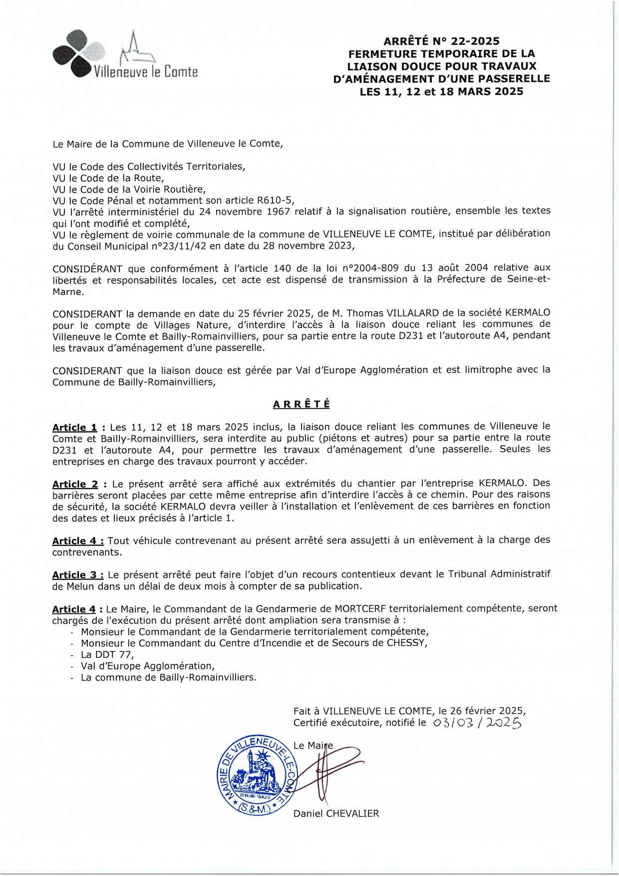 22-2025 - Fermeture liaison douce pour travaux - Passerelle Village Nature_page-0001.jpg