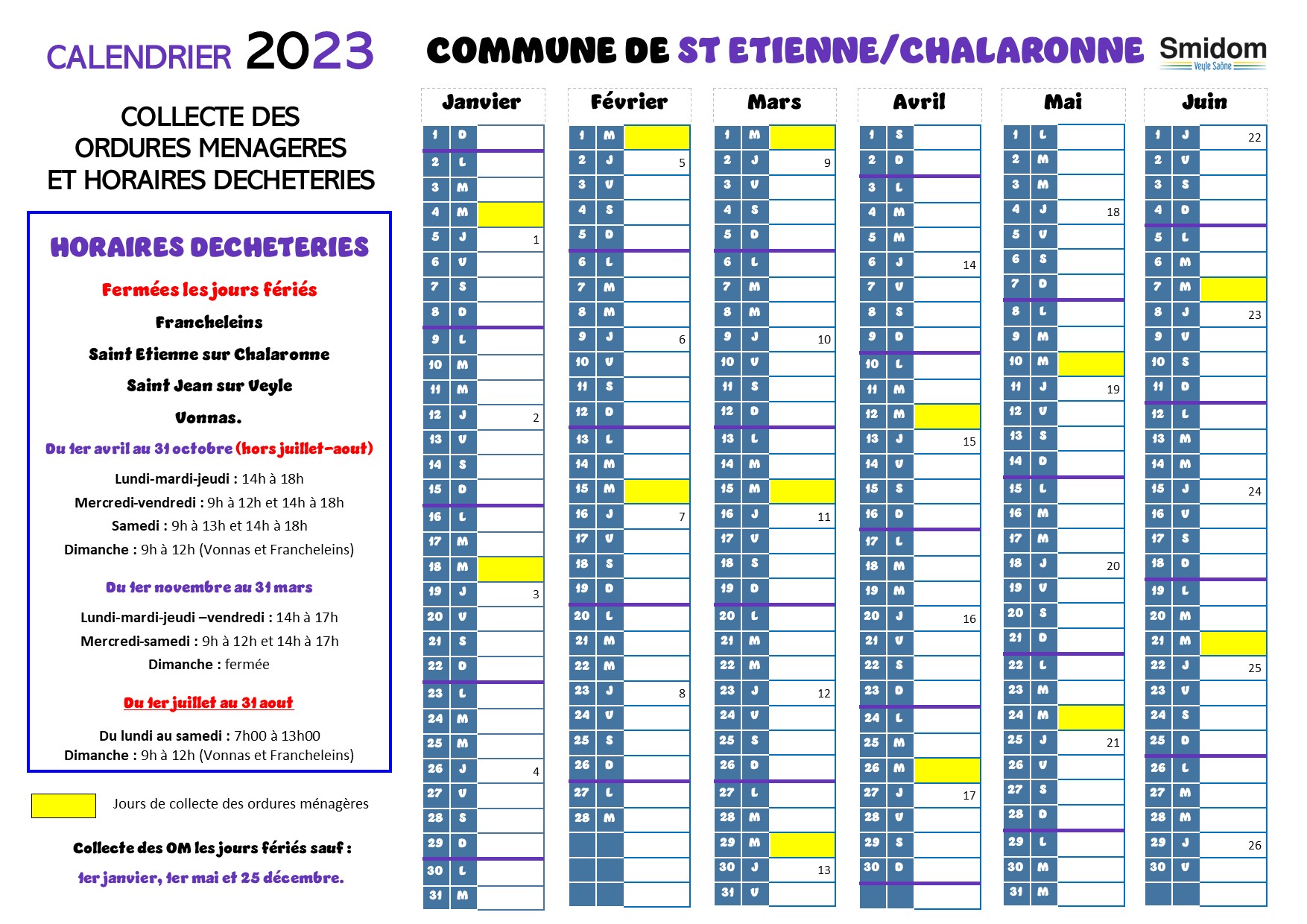 Saint Etienne sur Chalaronne Calendrier 2023.jpg