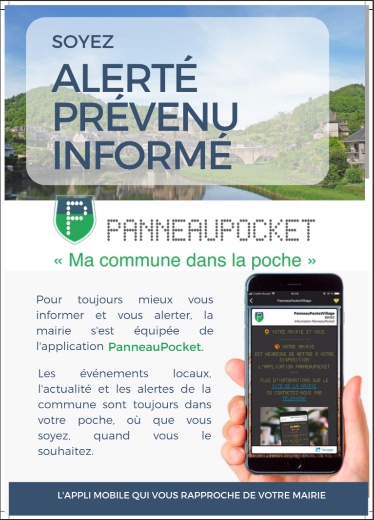 Panneau Pocket