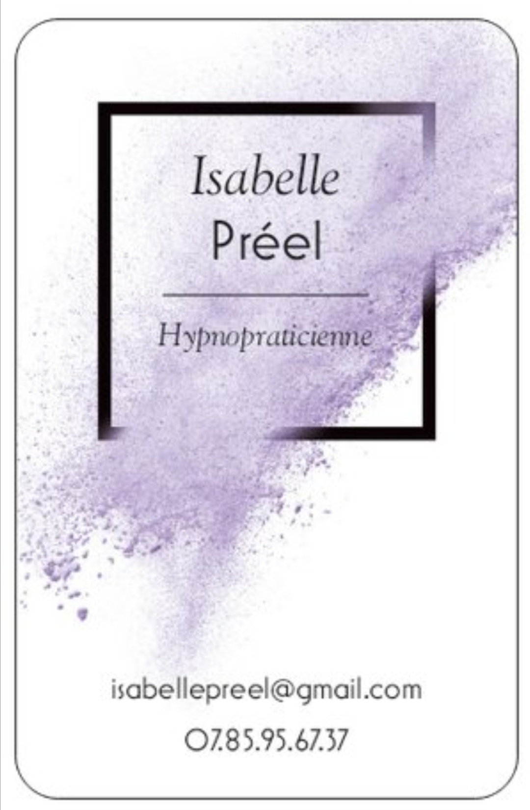 carte Isabelle PREEL