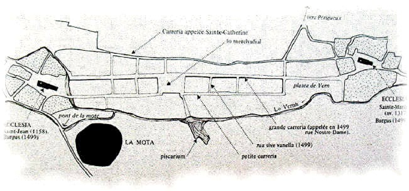 Vergt au XIV siècle