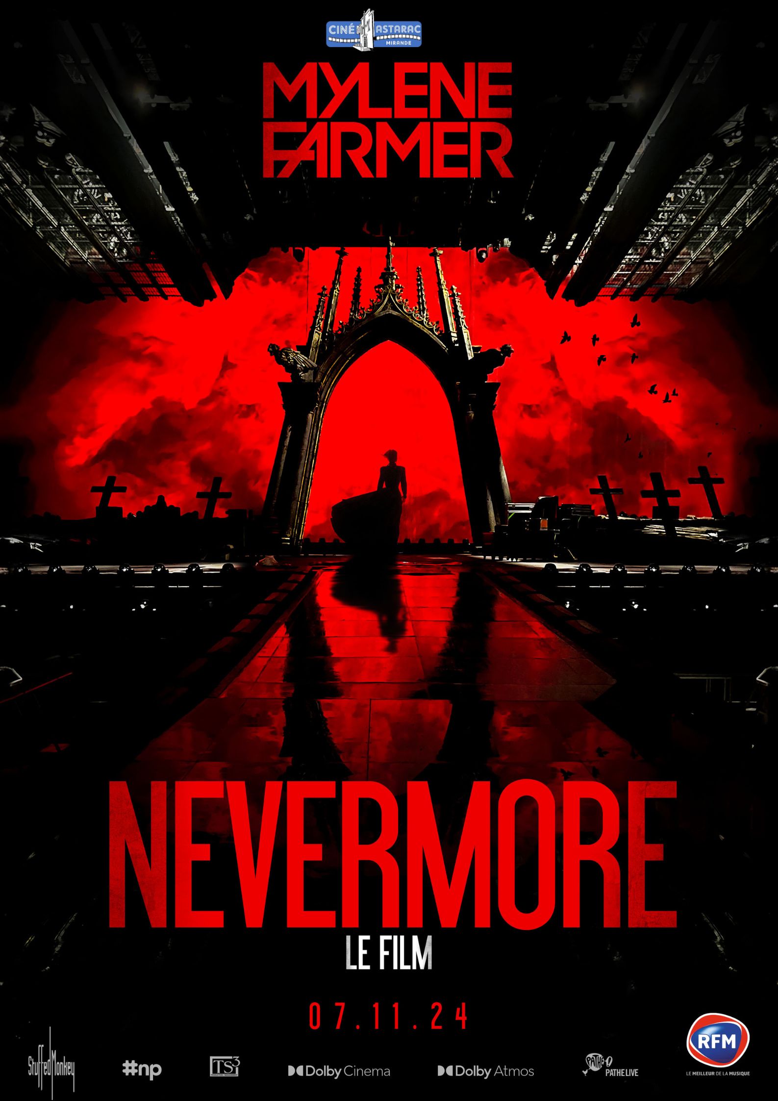 Mylène farmer film nevermore cinéma astarac mirande