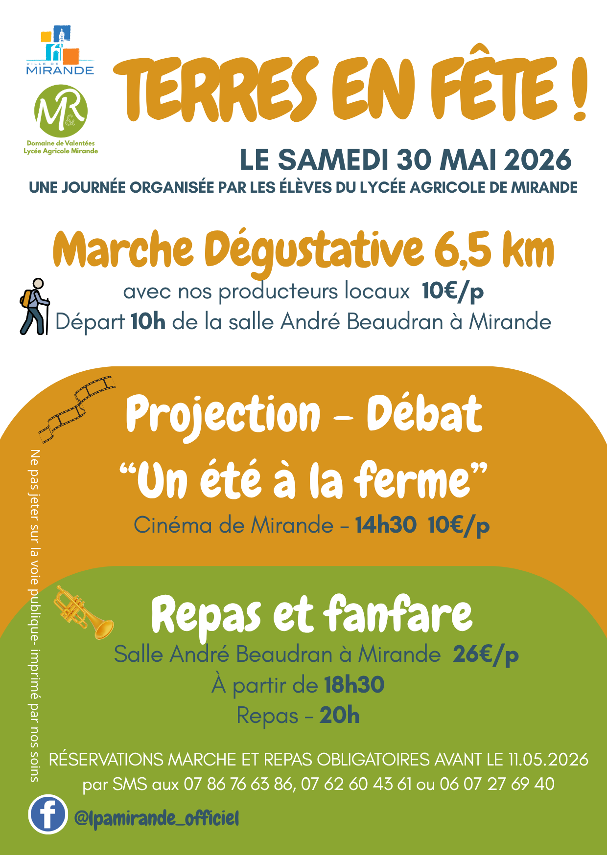Terres en fête - marche gourmande 30 mai 2026