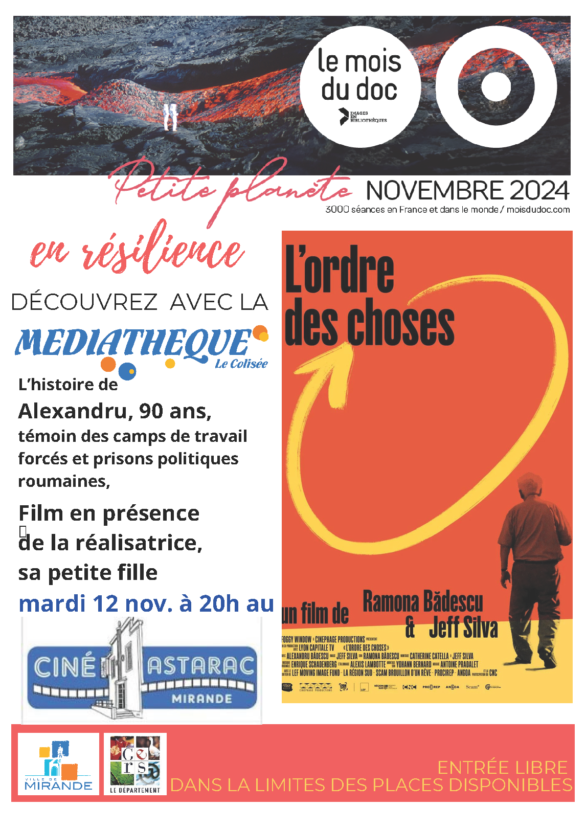 MOIS DU DOC Mirande cinéma astarac