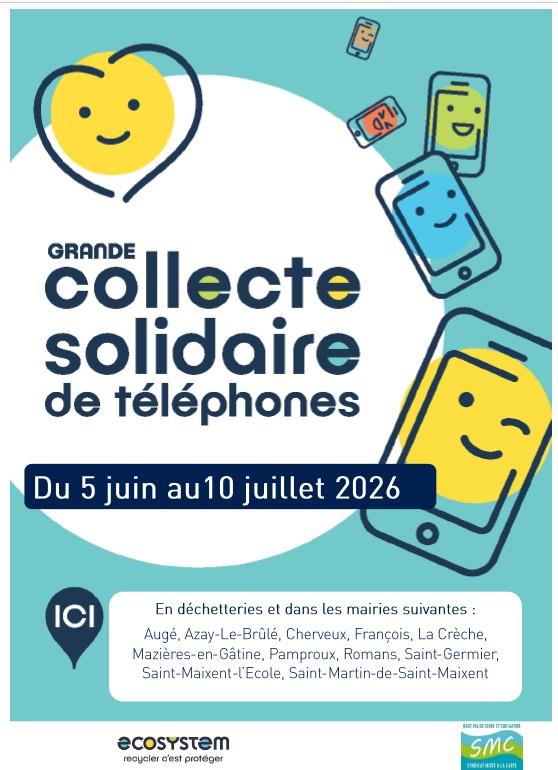 Collecte solidaire de téléphones