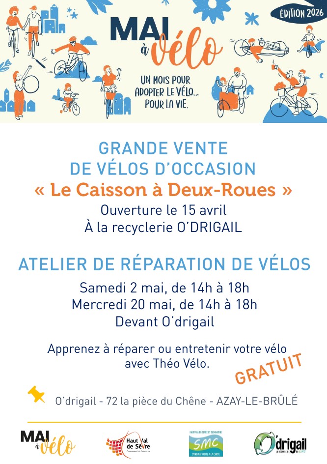 "Mai à vélo" O'drigail commence dès mercredi !