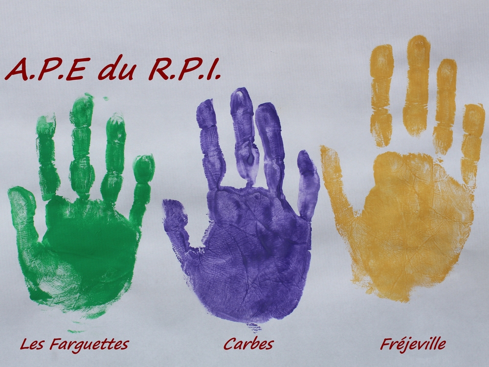 Logo Association des Parents d'Élèves du R.P.I. Les Farguettes - Carbes - Fréjeville