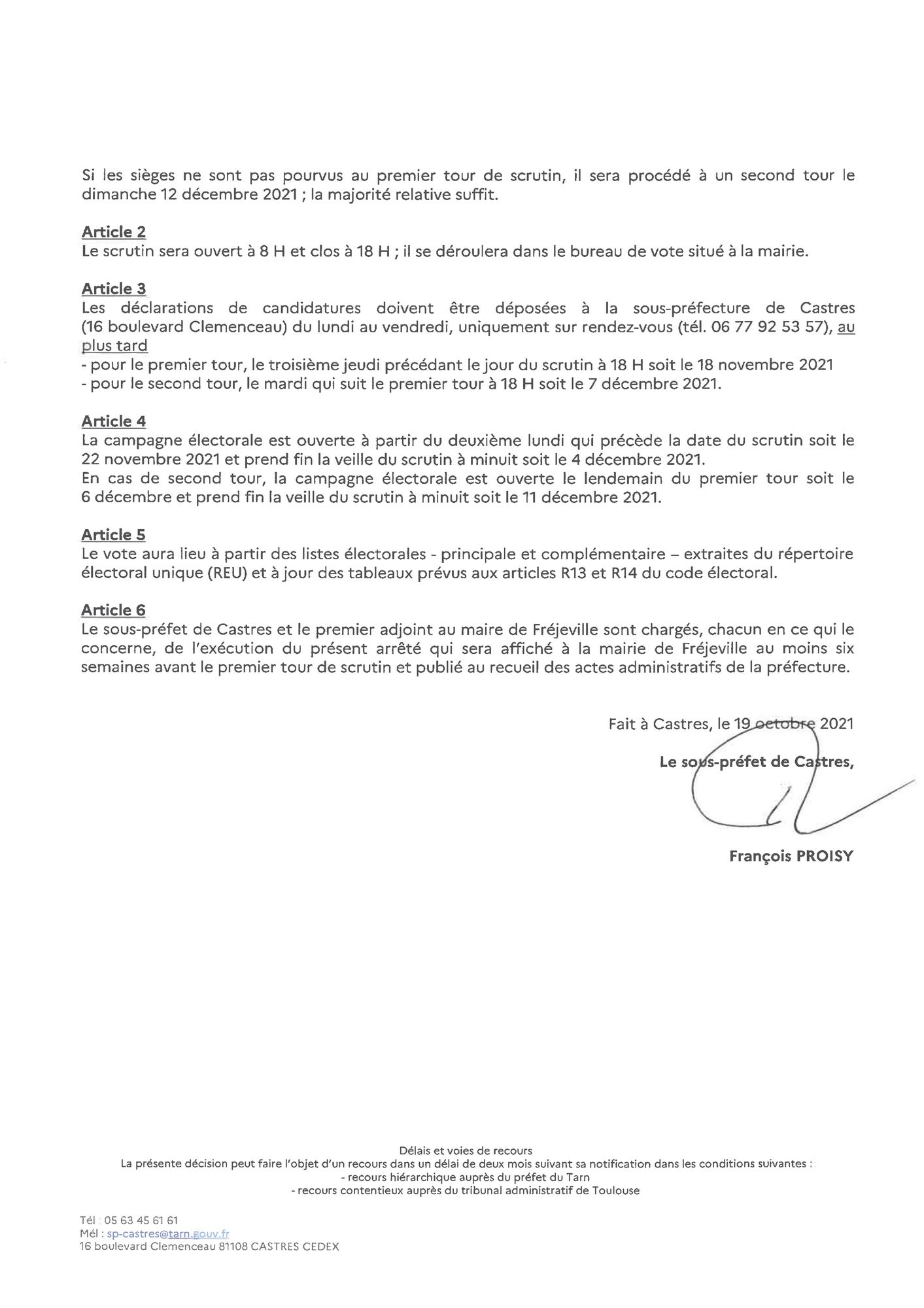 Arrêté préfectoral - Convocation des électeurs et dates de dépôt de candidatures - 19-10-2021 _2-2_.jpg