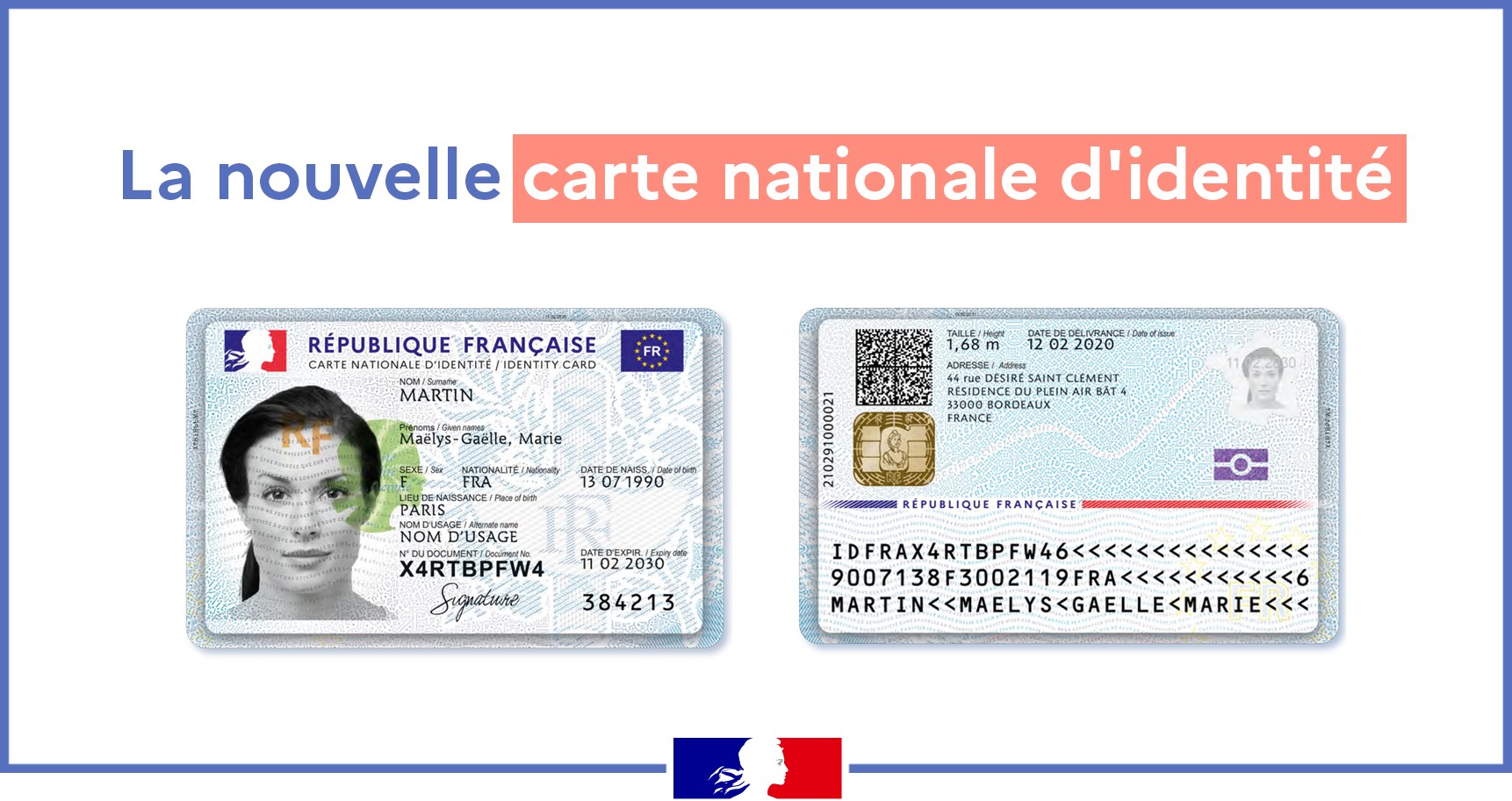 Carte identité (nouveau format) 12