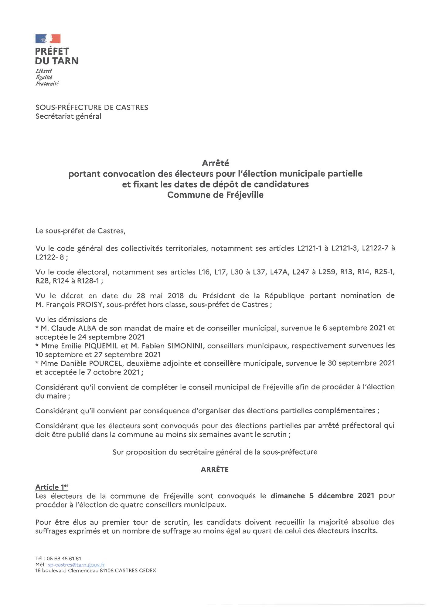 Arrêté préfectoral - Convocation des électeurs et dates de dépôt de candidatures - 19-10-2021 _1-2_.jpg
