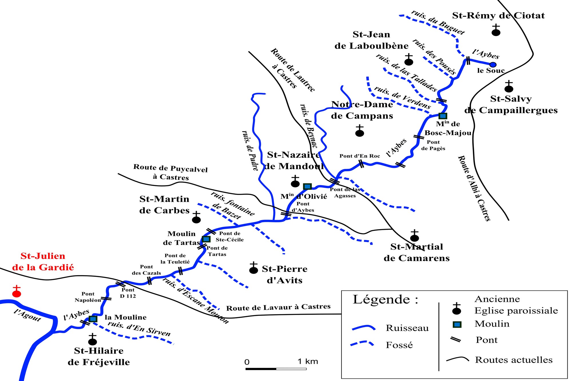 L_église disparue de Saint Julien de La Gardié et L_Aybes et ses affluents.jpg