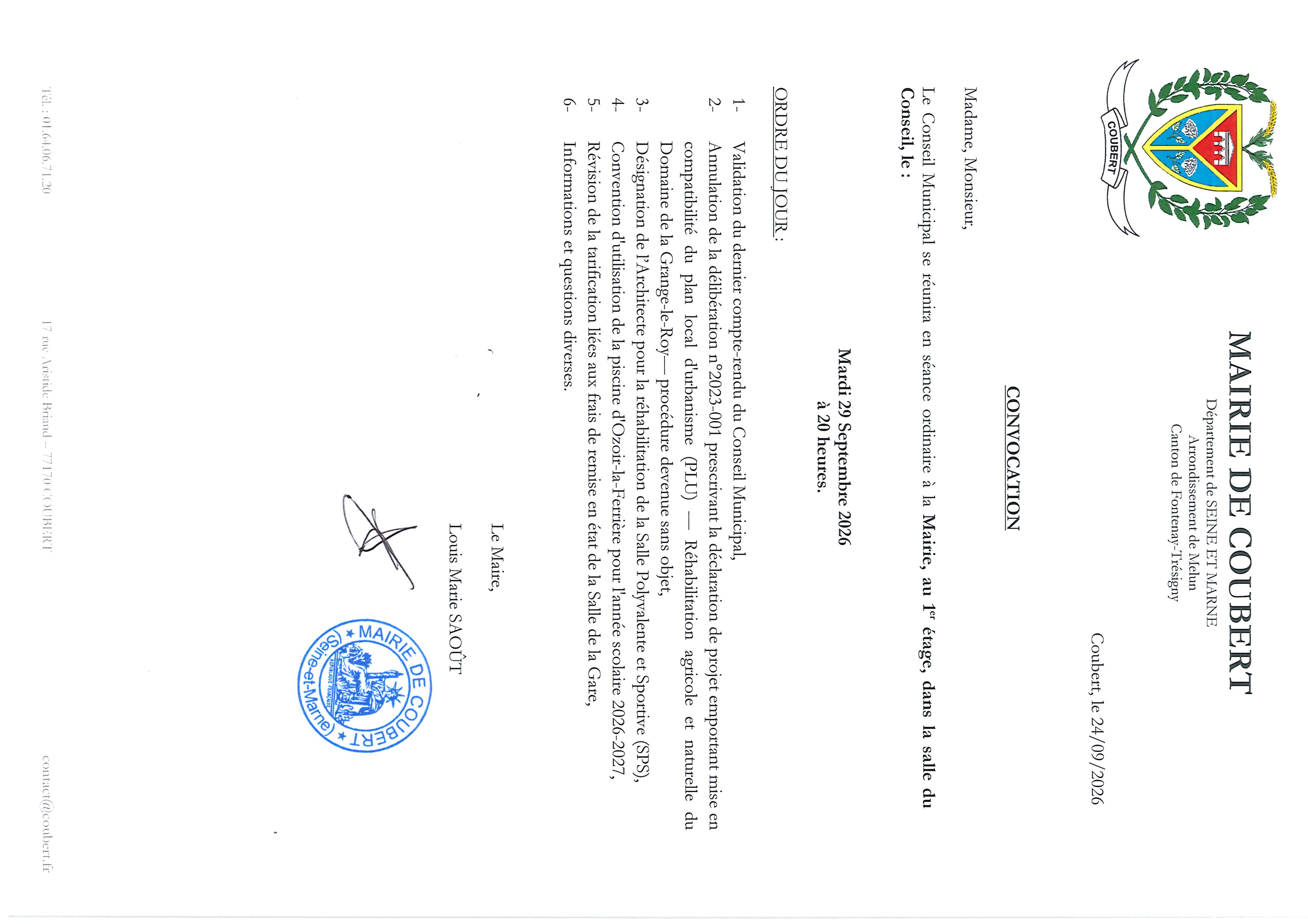 Affichage Conseil Municipal du mardi 29 septembre 2026.jpg
