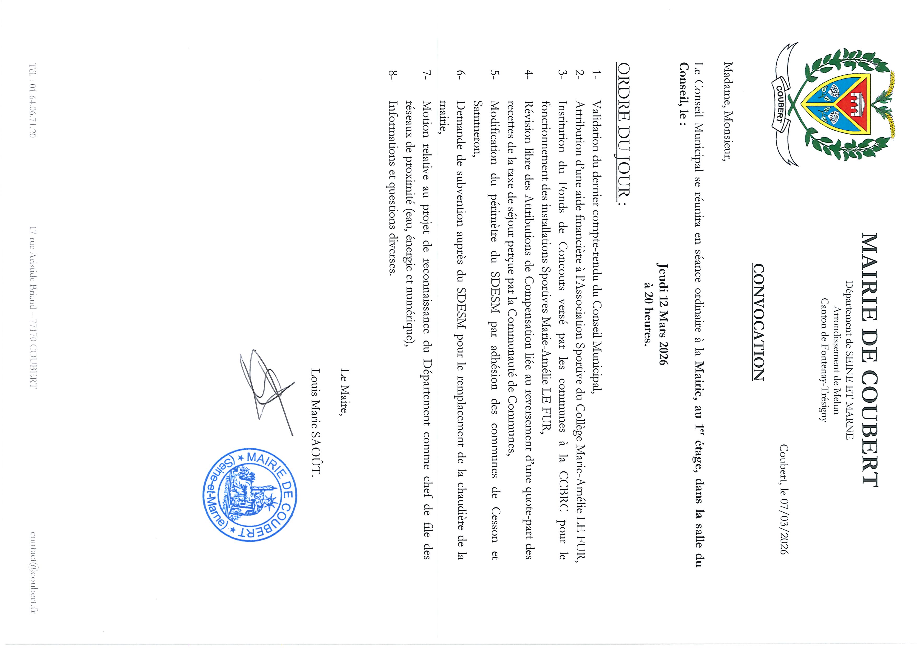 Affichage Conseil Municipal du jeudi 12 mars 2026.jpg