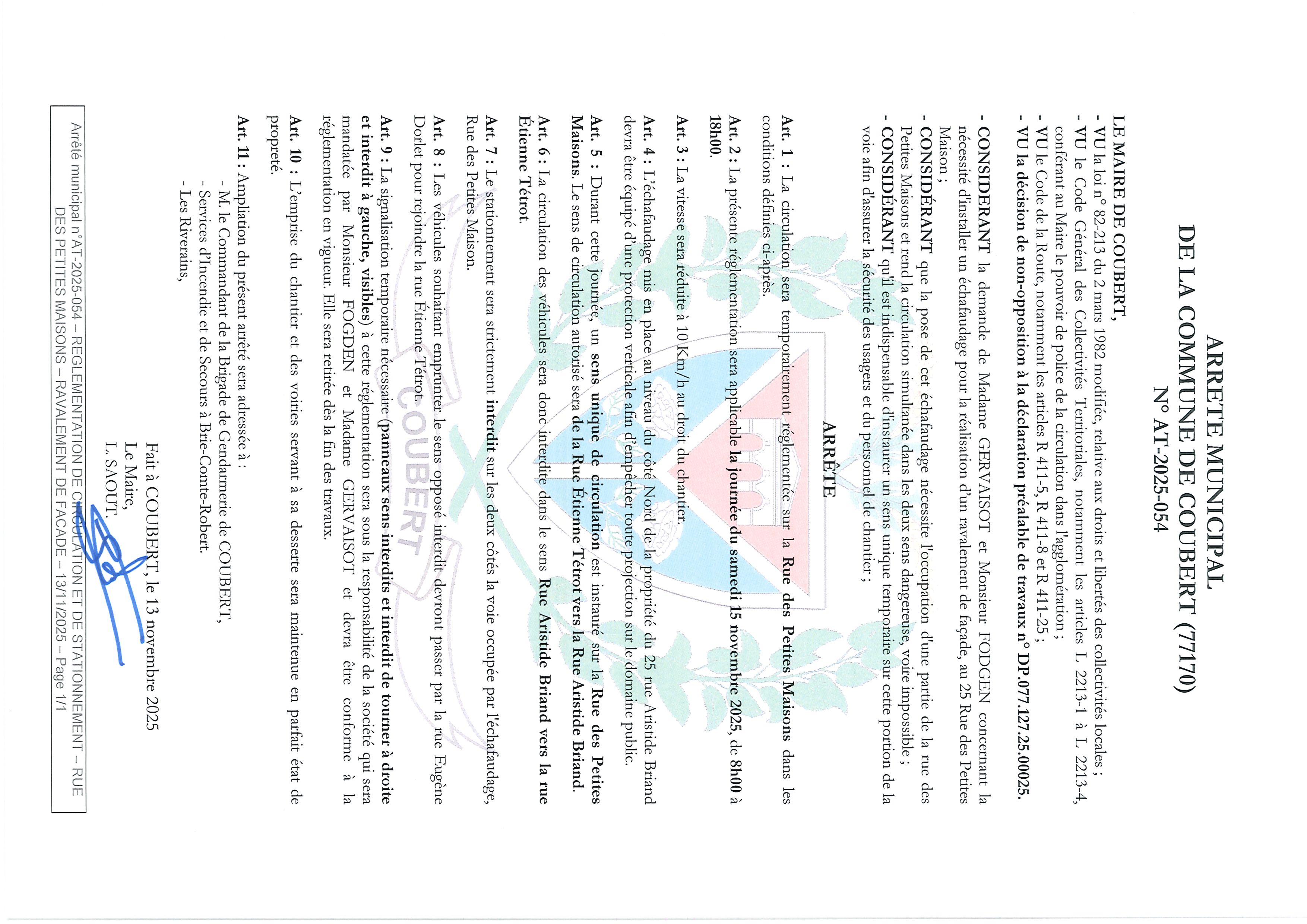 AT-2025-054 - REGLEMENTATION DE CIRCULATION RUE DES PETITES MAISONS - GERVAISOT_FODGEN.jpg