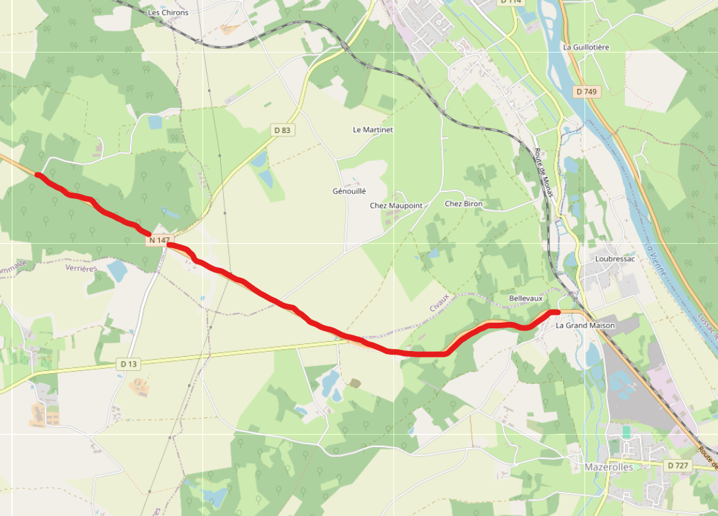 TRAVAUX RN 147