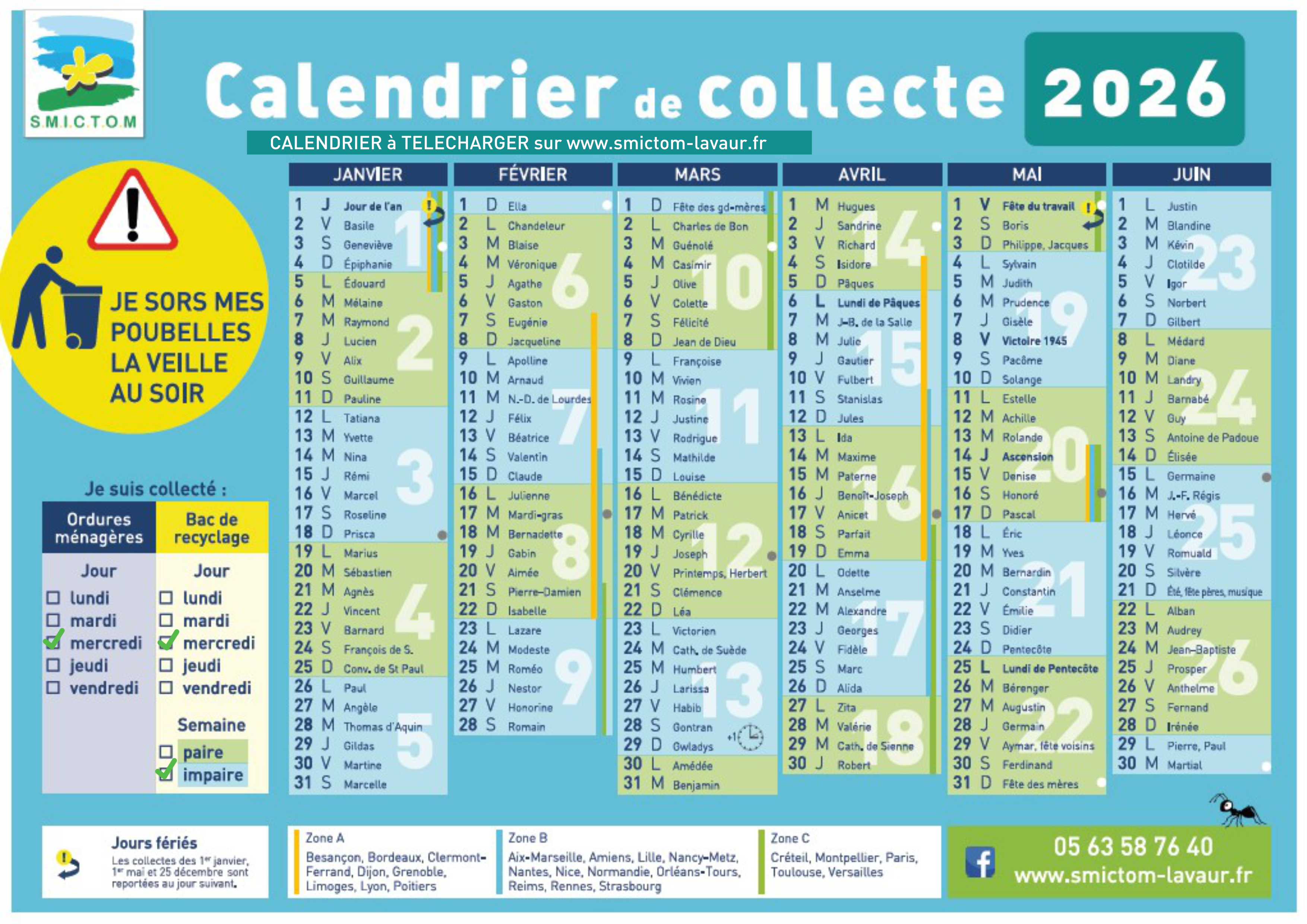 Jours de Collecte Labastide St G..jpg