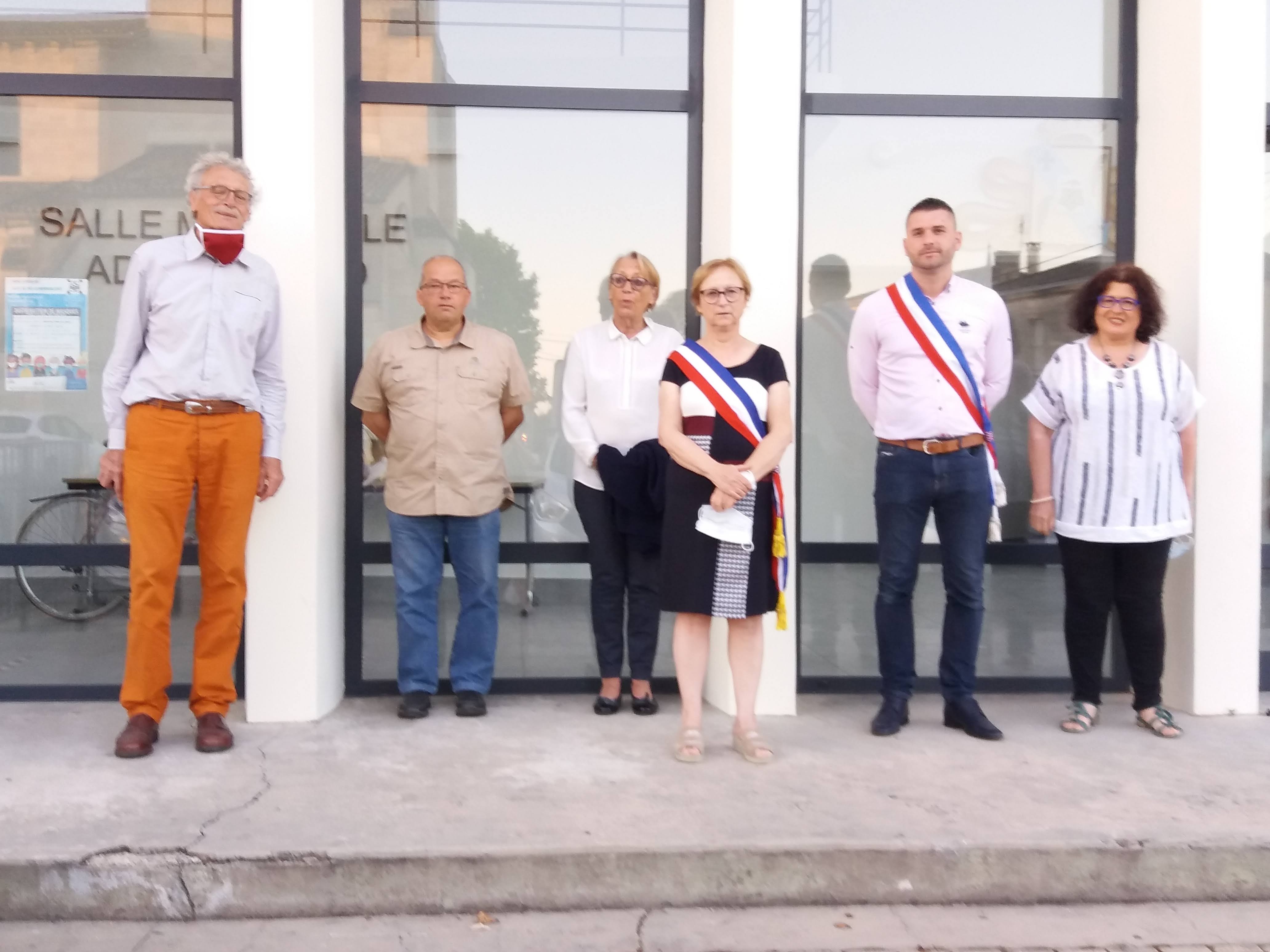 Mme LE MAIRE Et ses adjoints 2020