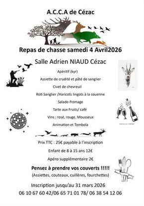 repas de Chasse 2026