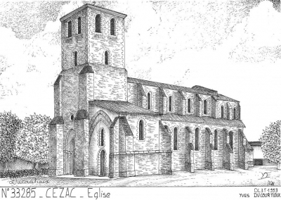 Eglise cézac autrefois