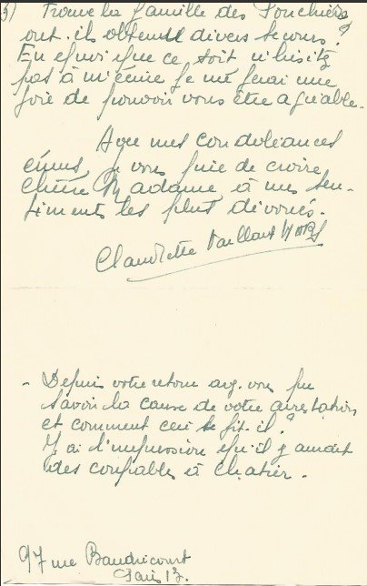 Courrier informant du décès de Octave Nocquet et André Fouchier_03.jpg