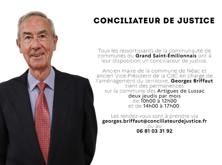 Conciliateur de justice - Georges BRIFFAUT