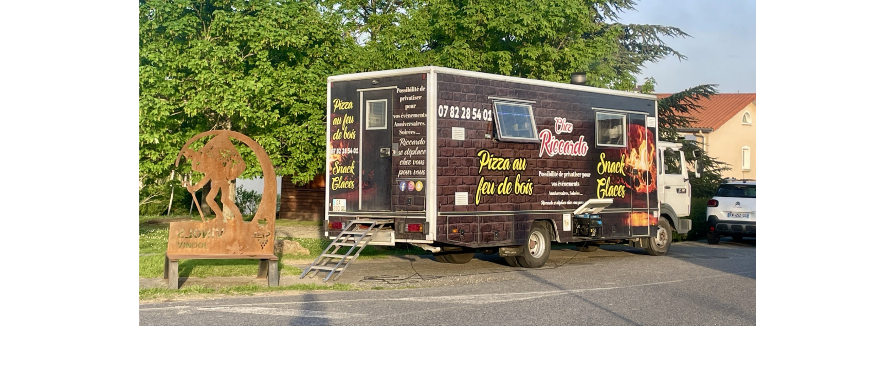 Camion pizza à Vinols