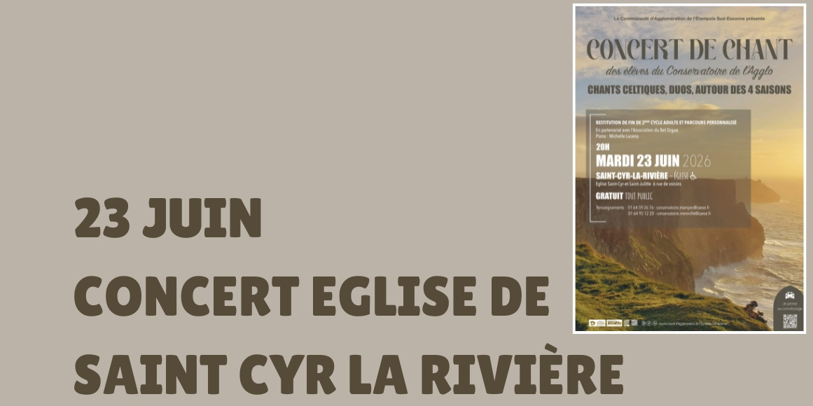 Concert à l'église de Saint-Cyr-la-Rivière