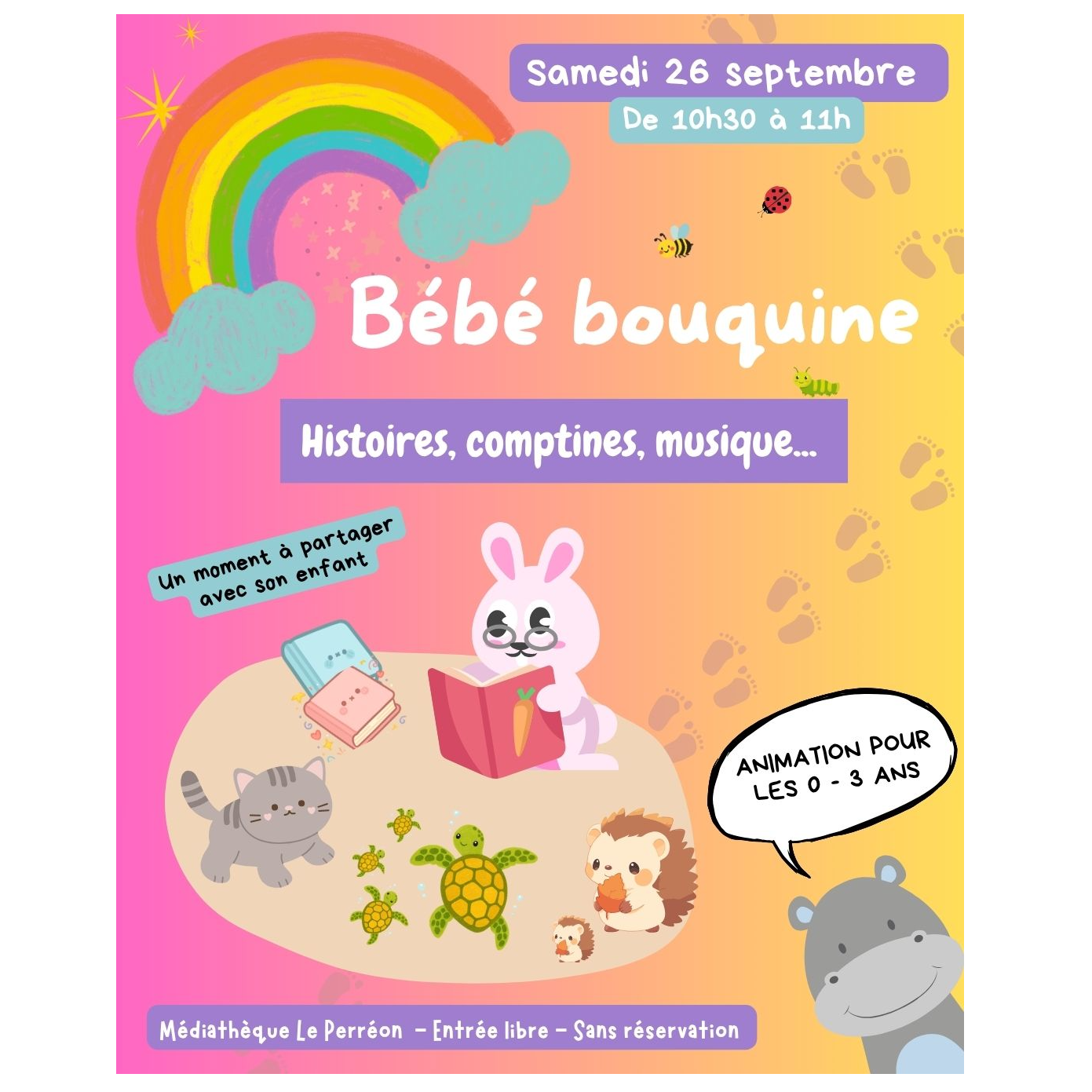 Médiathèque Animation 0-3 ans