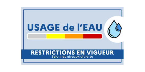 Arrêté Sécheresse en vigueur