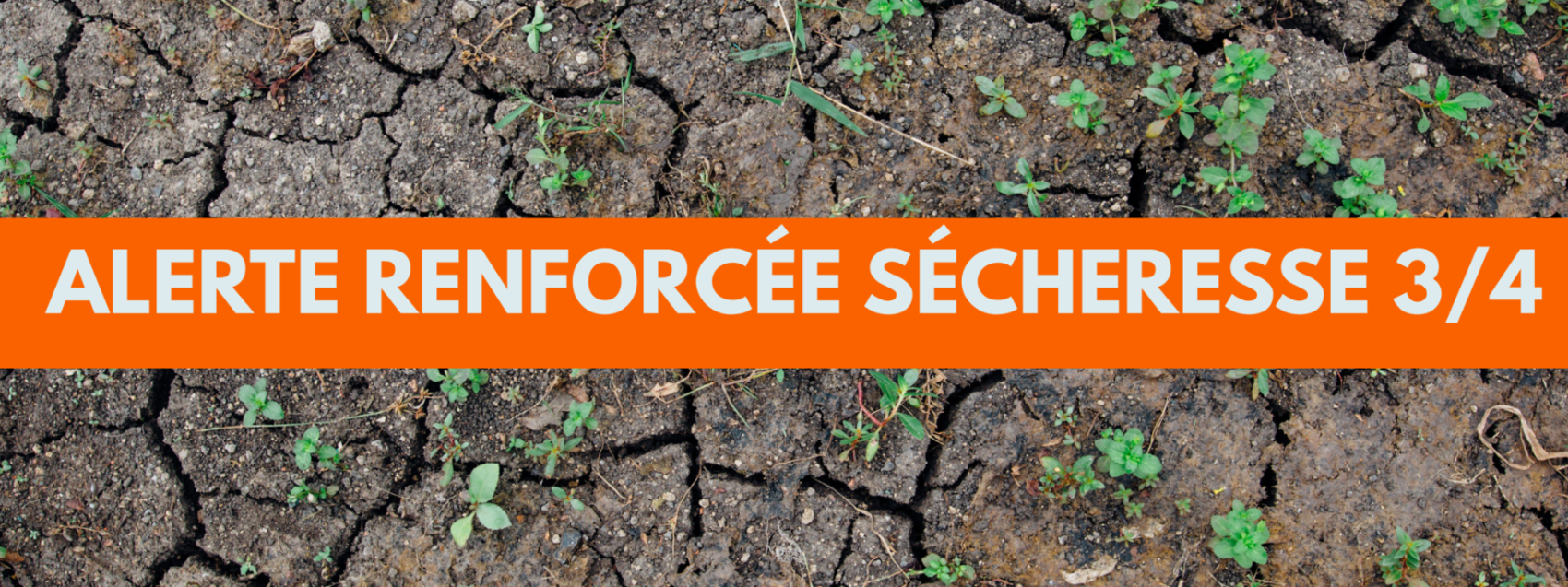 Le département de l’Isère placé en vigilance sécheresse 3/4