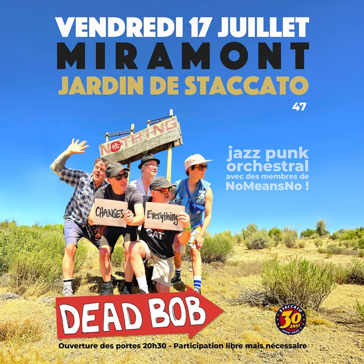CONCERT : Dead Bob