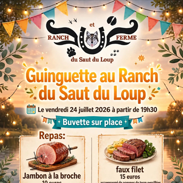 Guinguette au Ranch du Saut du Loup